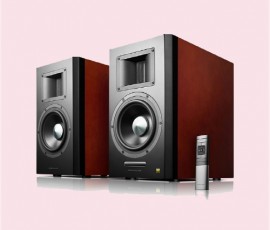 Hi-Fi 북셀프 스피커 A300 [Air Pulse A300] 6.5 inch Aluminum Cone, Horn Loaded Ribbon Tweeter, Digital Amplifier With Xmos Processor, Phil Jones signature