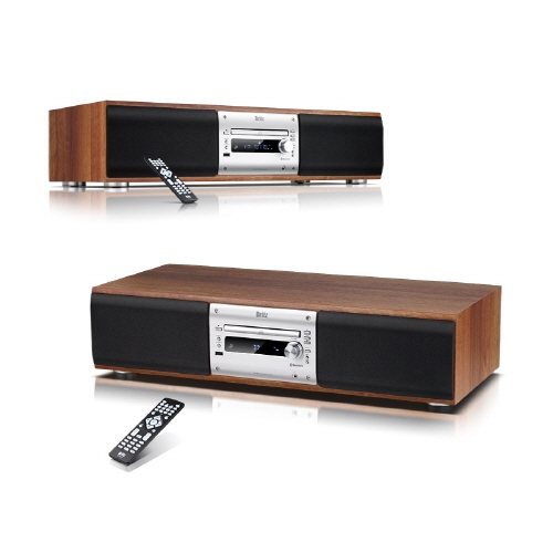 [BZ-T8700 Britz Antique Audio] Antique Bluetooth Audio System, Optical (PCM) , USB, FM 라디오, CD, AUX, 50W 출력